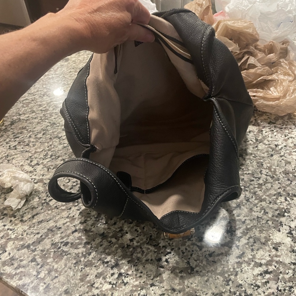 Talbots Gorgeous Leather Bag, no corner wear no stains - Picture 10 of 12